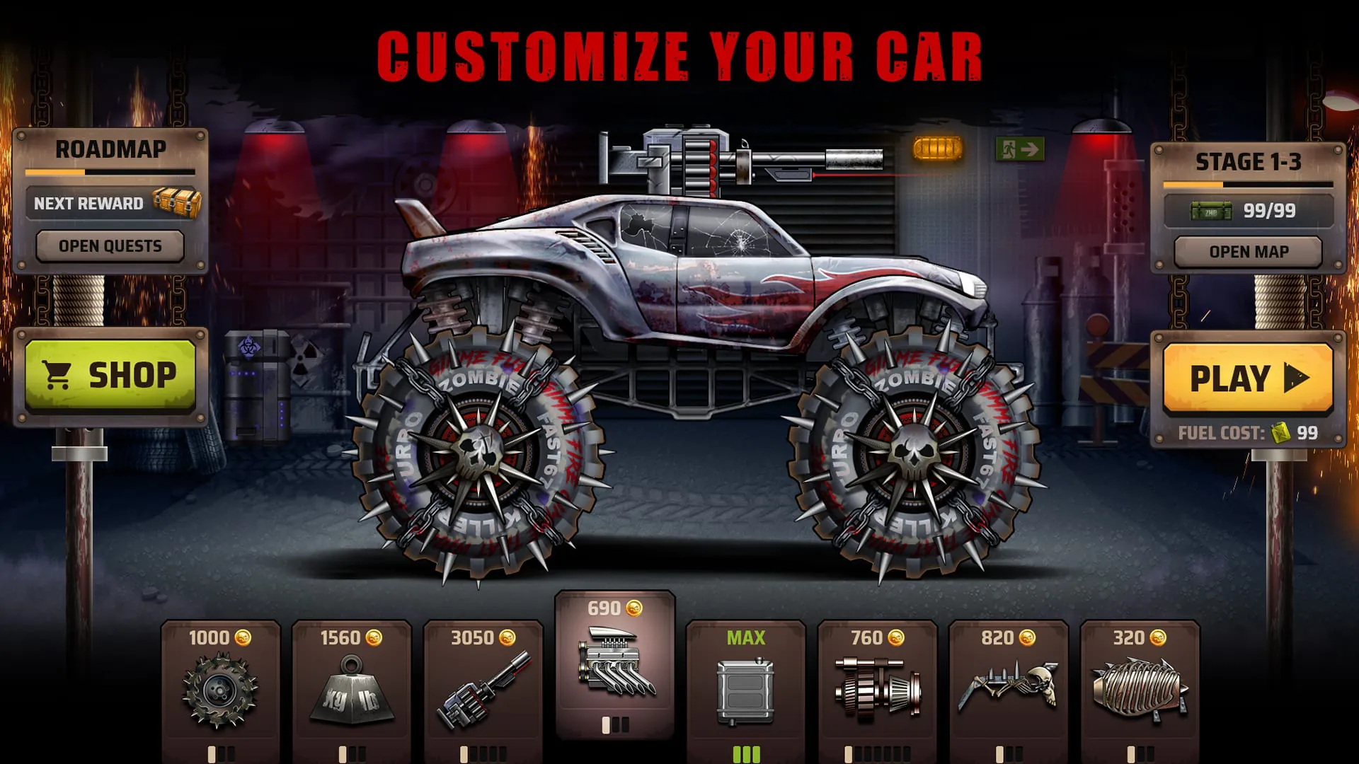 Zombie Hill Racing: Earn Climb