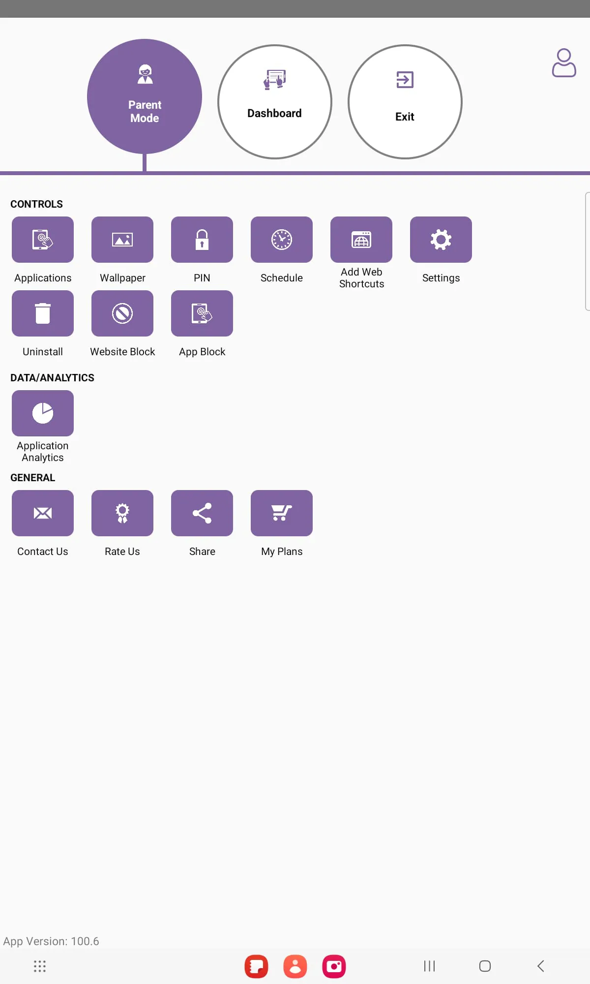 Kids Dashboard