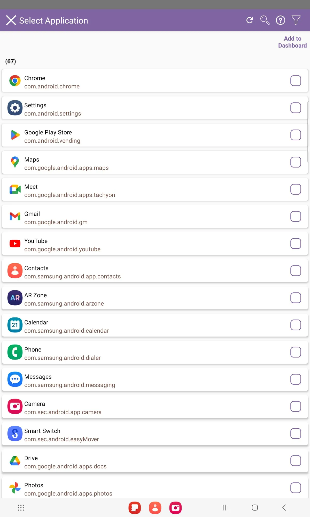 Kids Dashboard