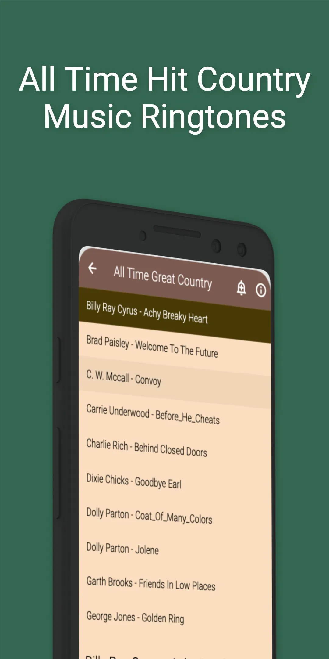 Country Music Ringtones