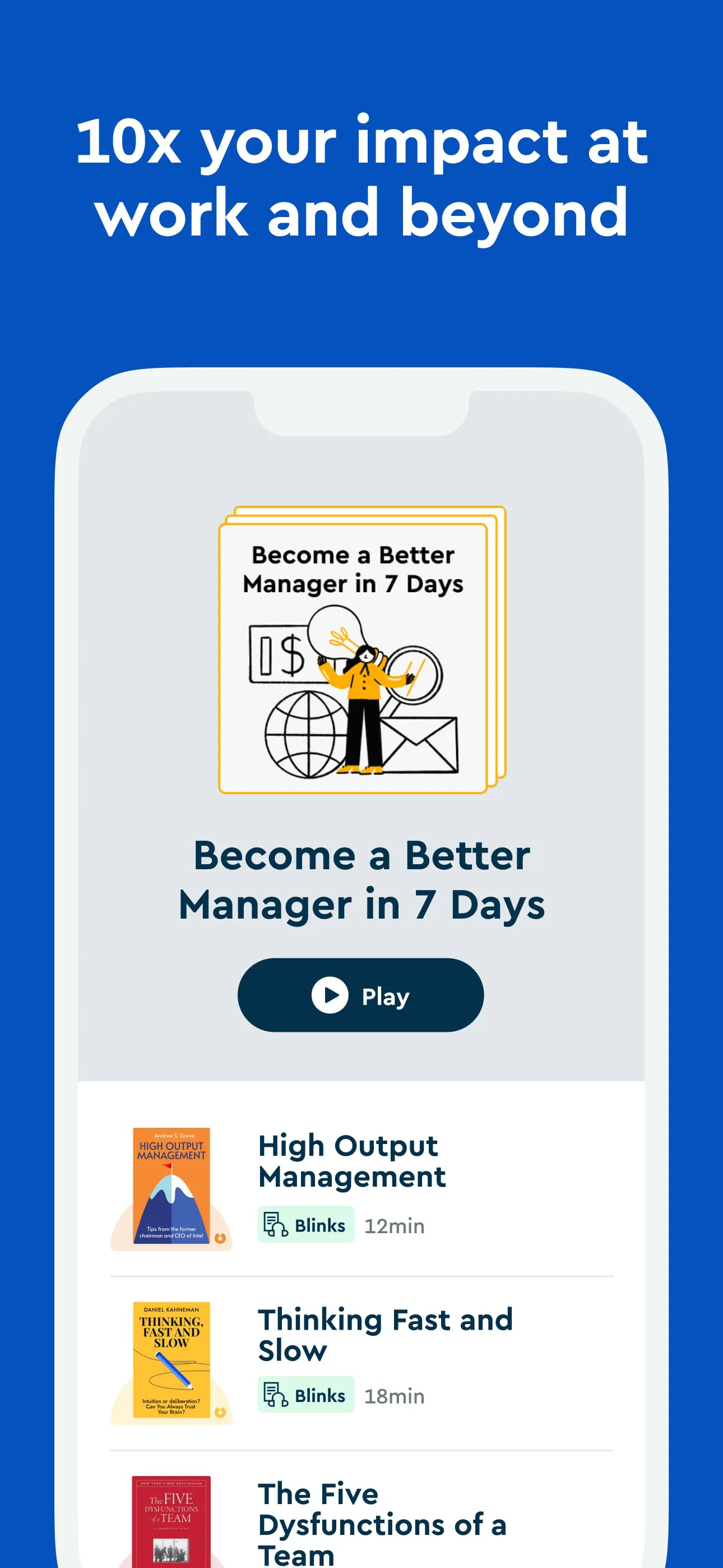 Blinkist: Book Summaries Daily