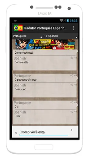 Tradutor Portugues Espanhol