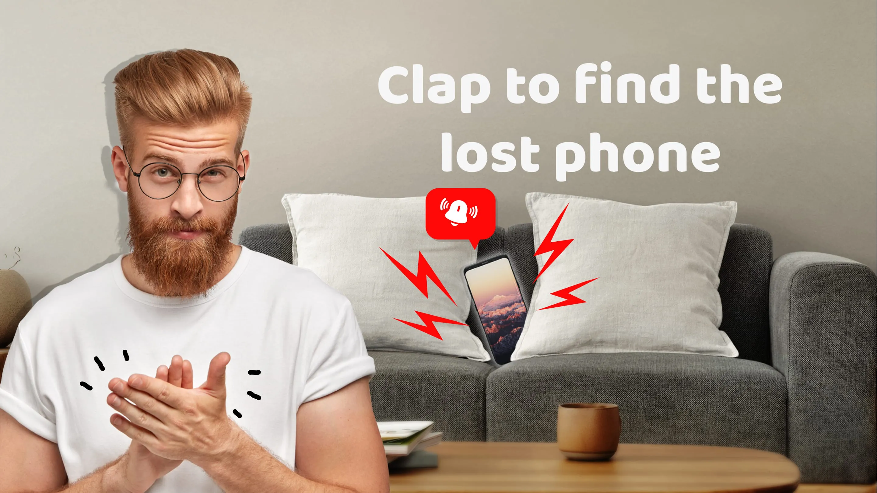 Find My Phone By Clap, Whistle