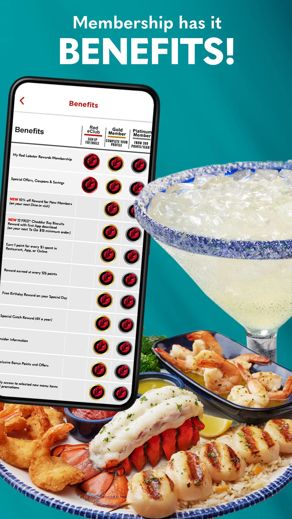 Red Lobster Dining Rewards App
