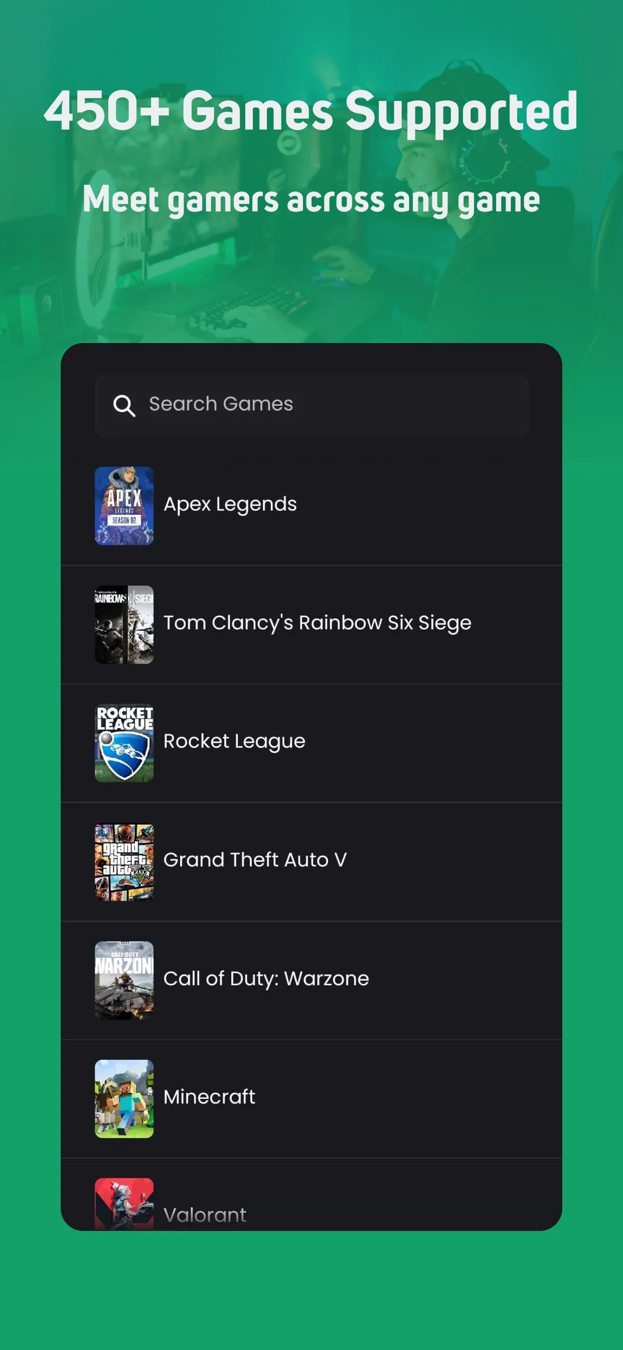 GamerLink LFG: Teams & Friends