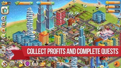 Village Island City Simulation