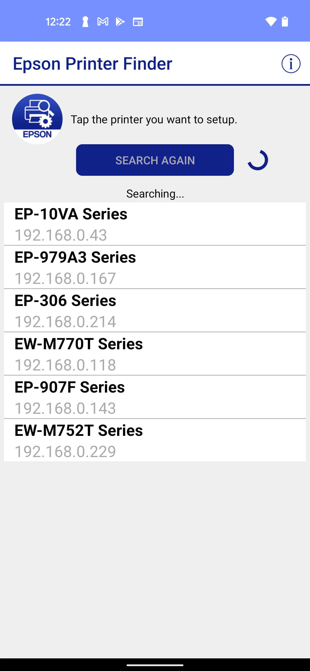 Epson Printer Finder
