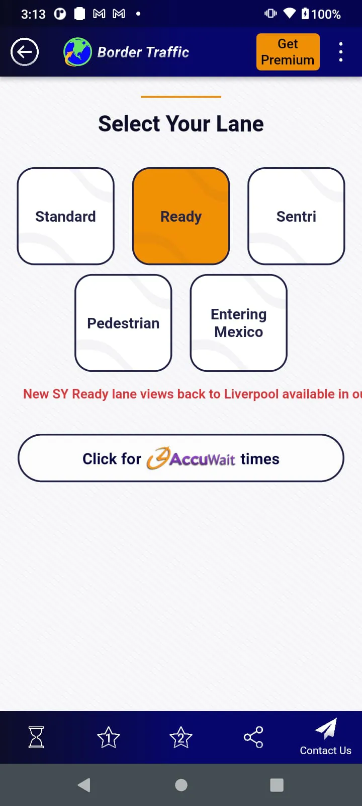 Border Traffic App