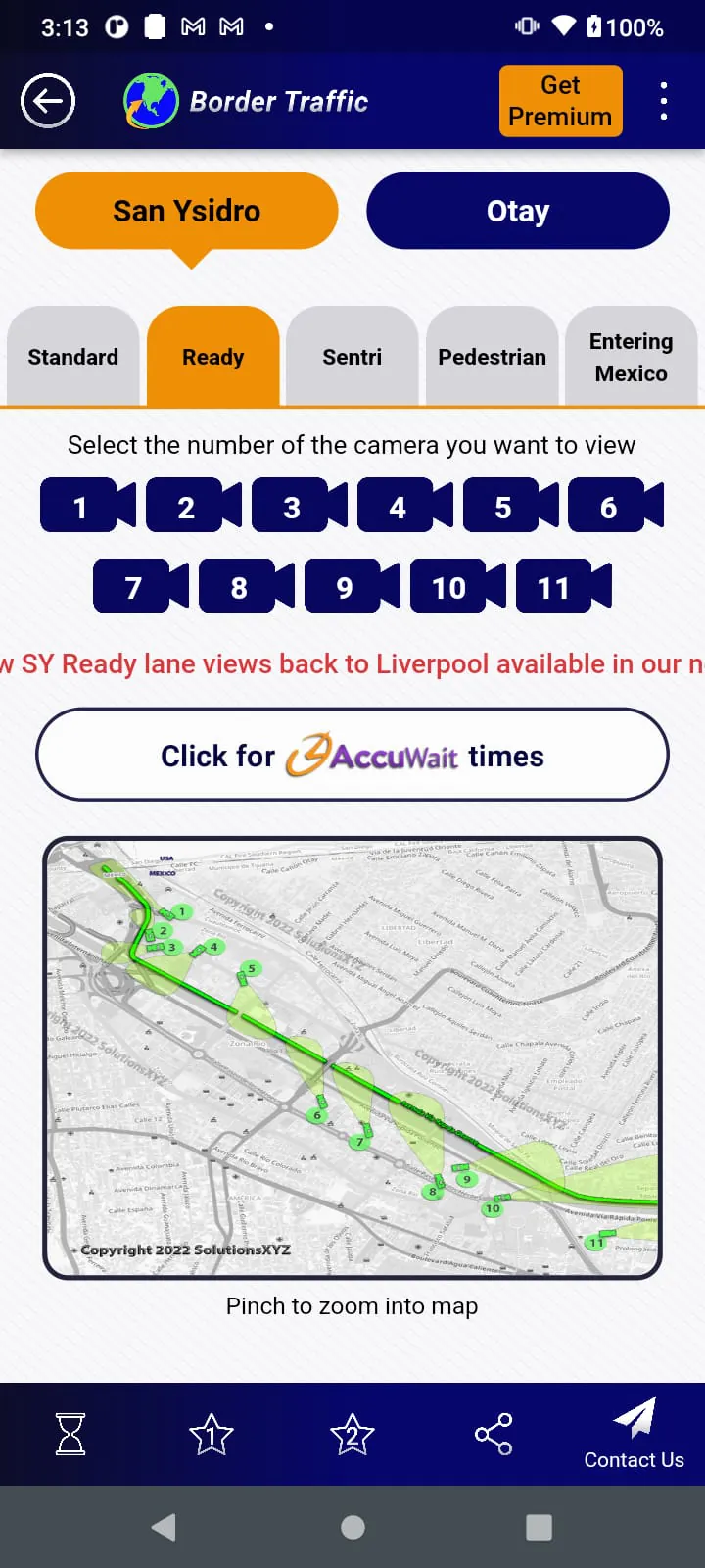 Border Traffic App