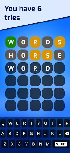6 Tries 1 Word