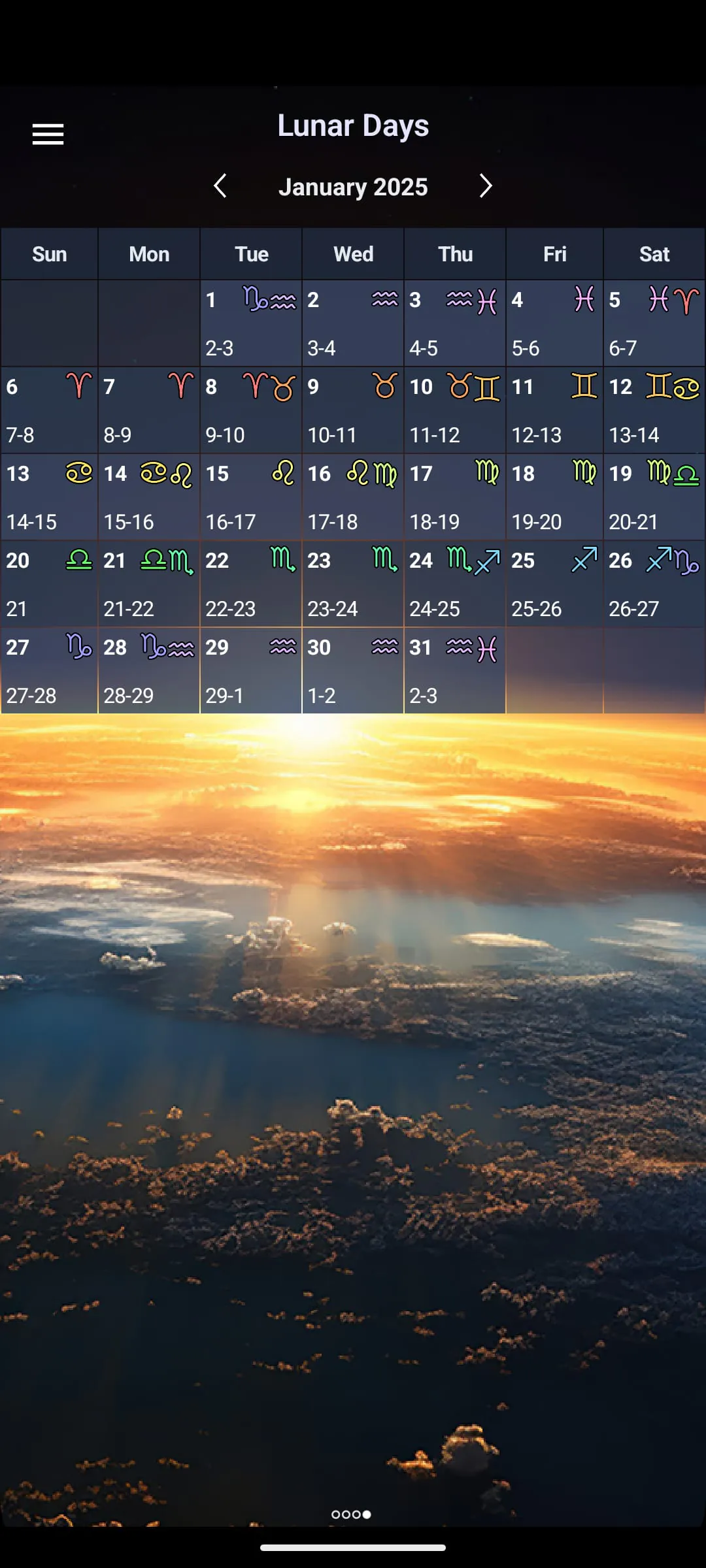 Moon Calendar
