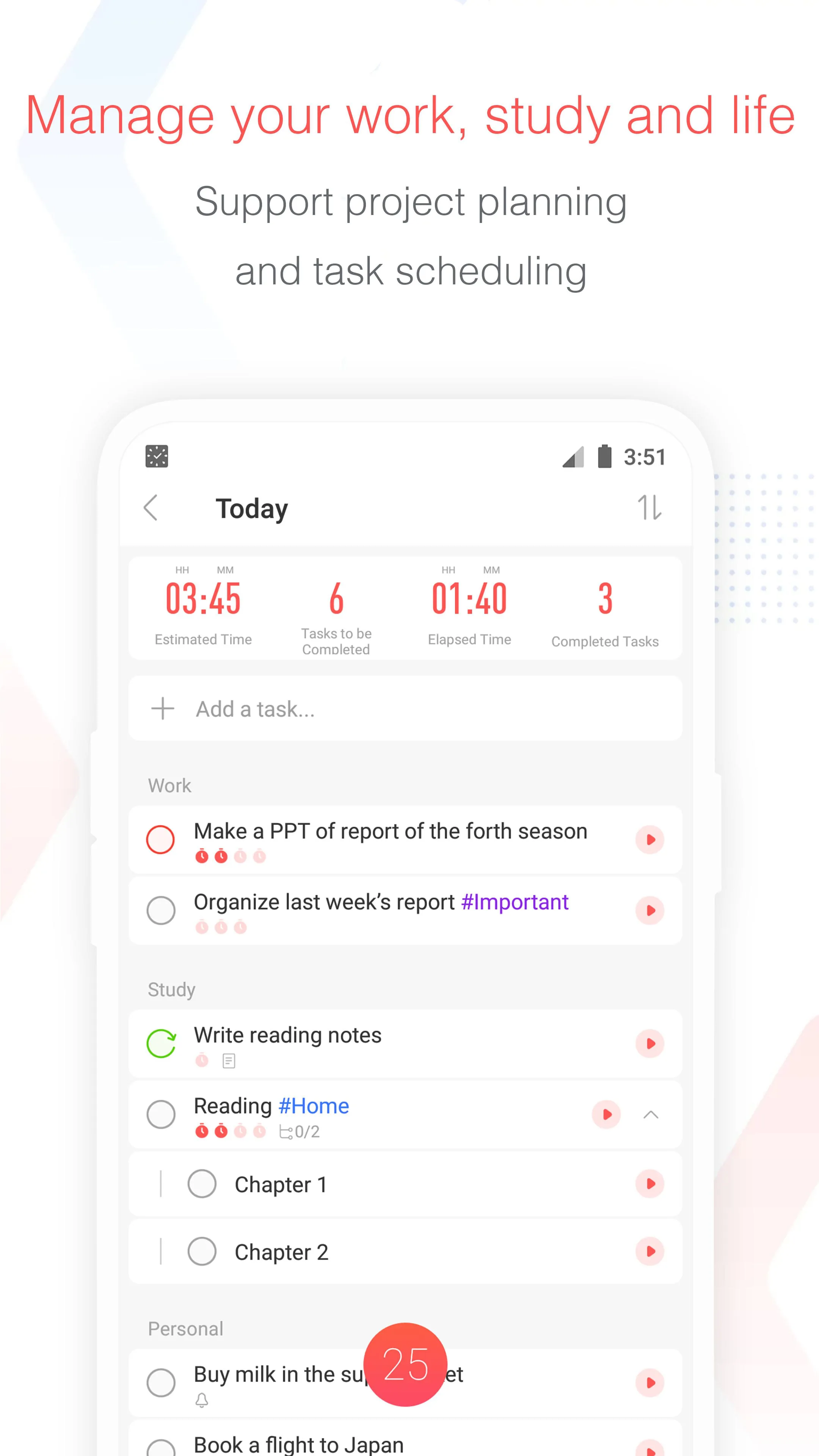 Focus To-Do: Pomodoro & Tasks