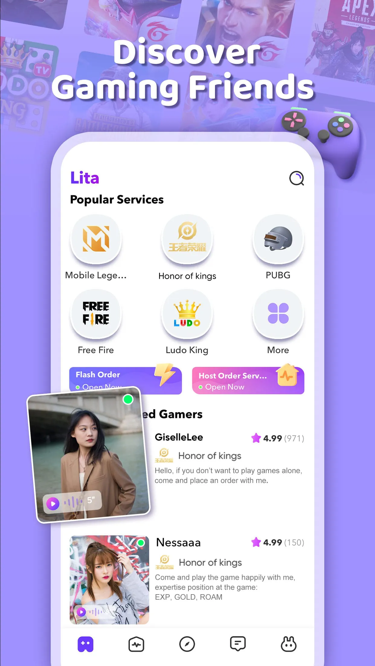Lita - Meet Gamer Friends
