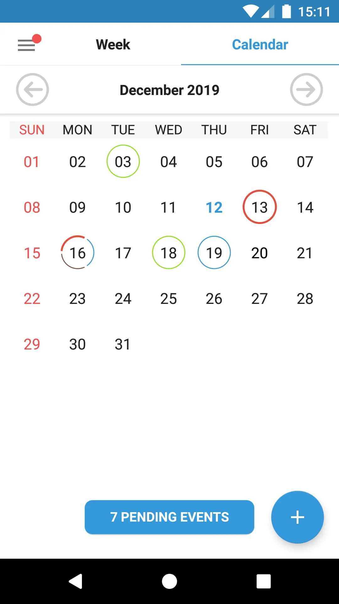 Student Calendar - Timetable