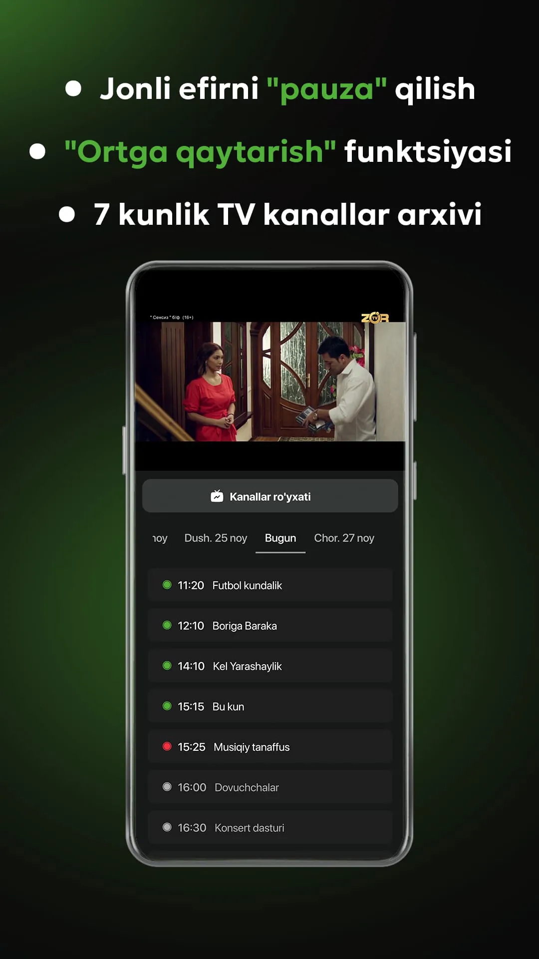 iTV: kino, seriallar va TV