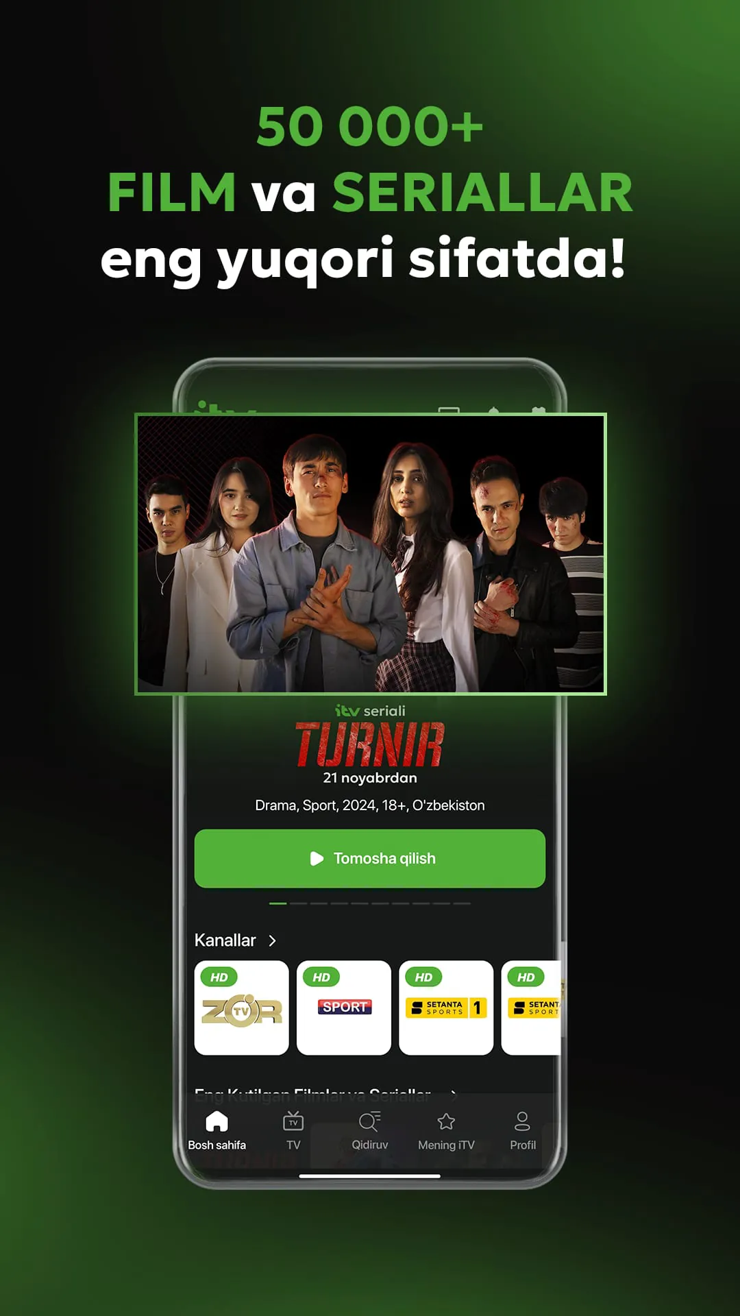 iTV: kino, seriallar va TV