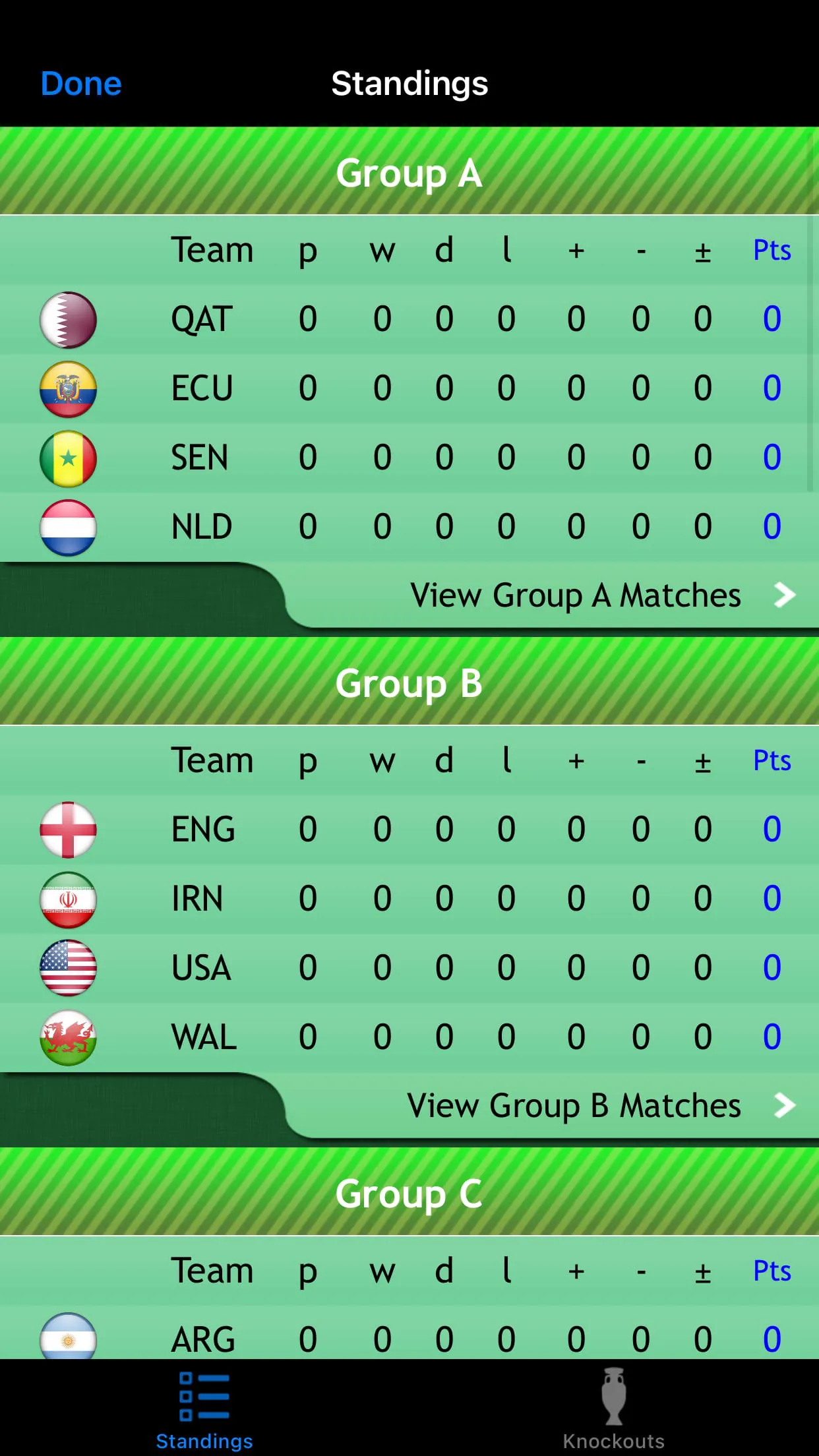 World Football Calendar 2022
