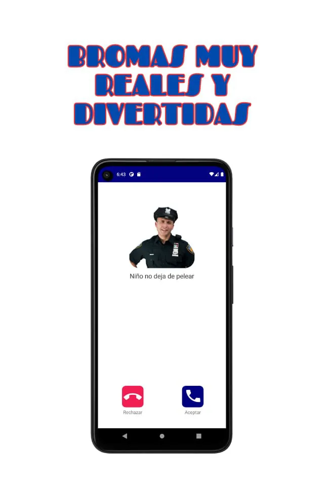 Policia de Niños Llamada Falsa