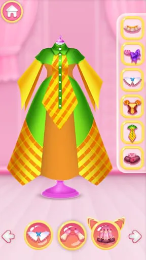 Glitter Dress Coloring Game