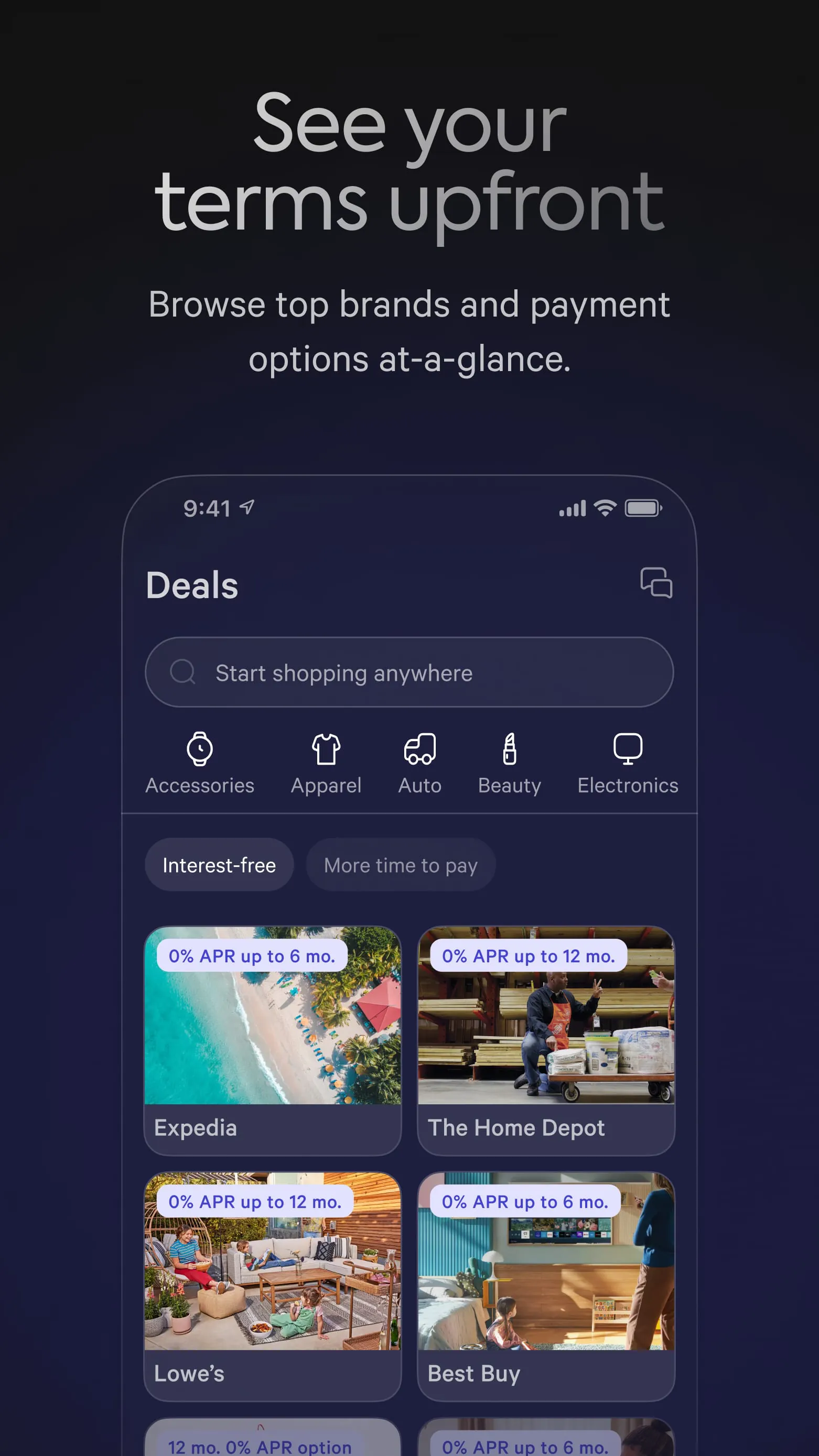 Affirm: Buy now, pay over time