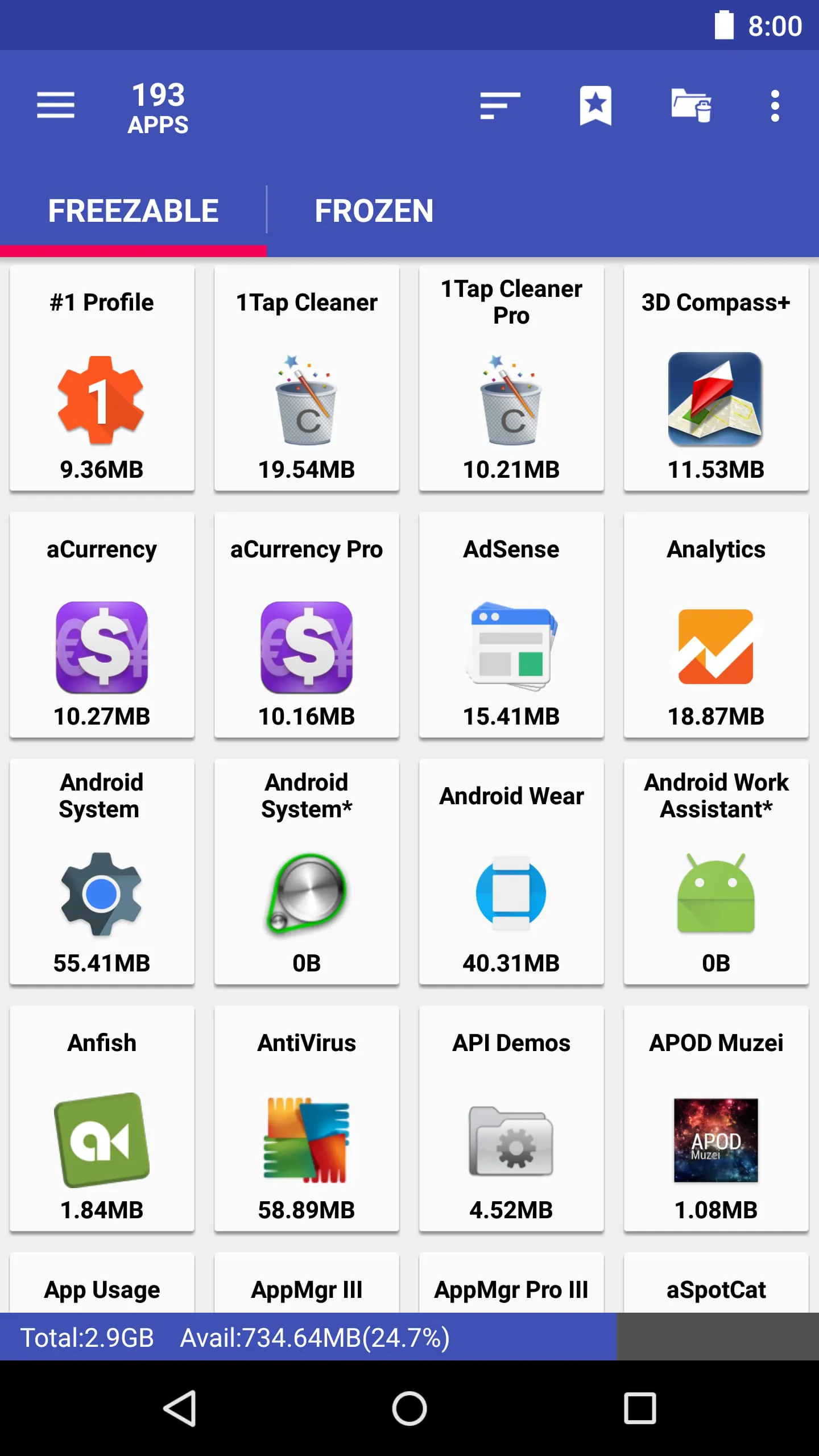 AppMgr III (App 2 SD)