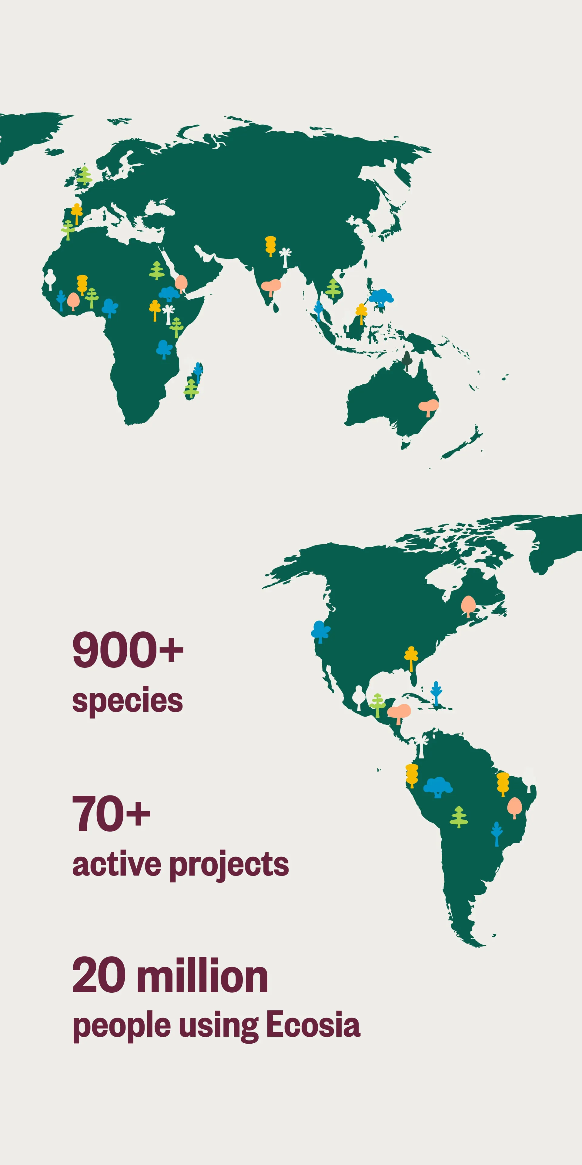 Ecosia: Browse to plant trees.
