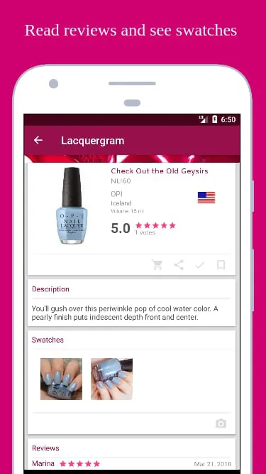 Lacquergram: for Nail Polish L