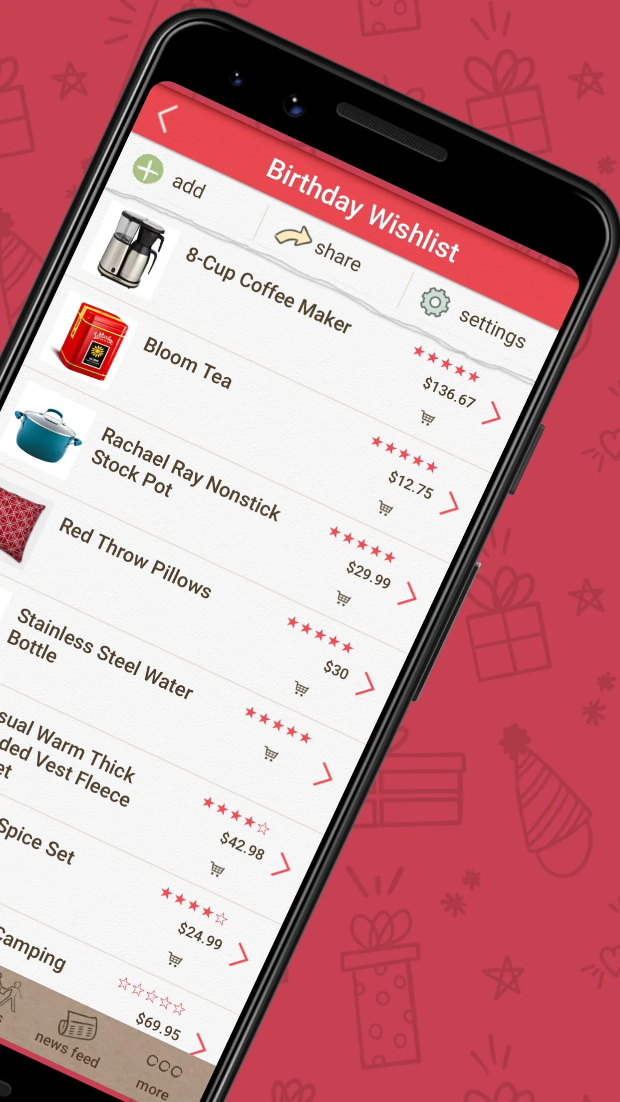 Giftster - Family Wish Lists