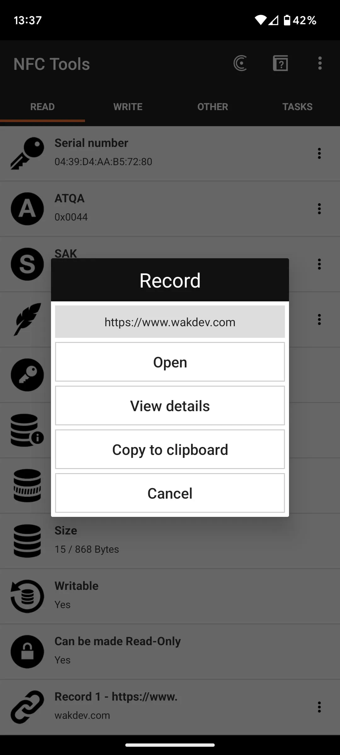 NFC Tools