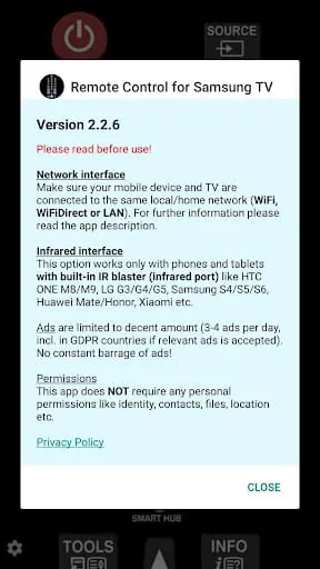 TV (Samsung) Remote Control
