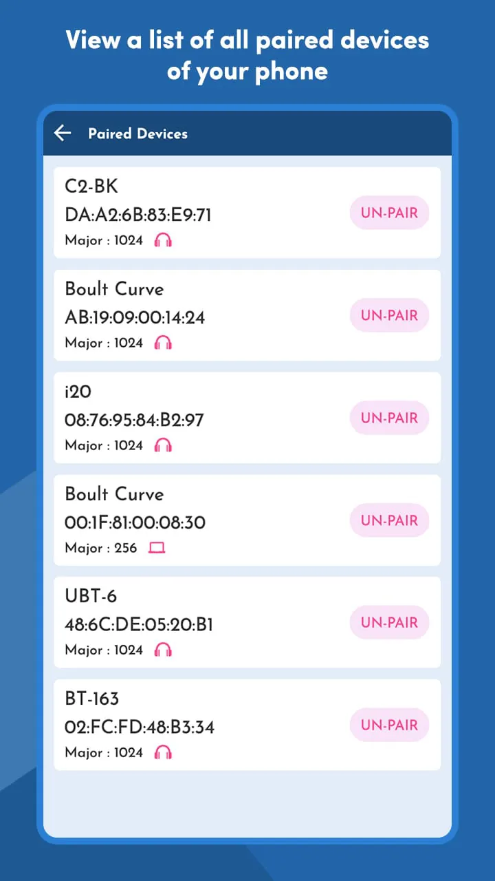 Bluetooth Pair and Scanner