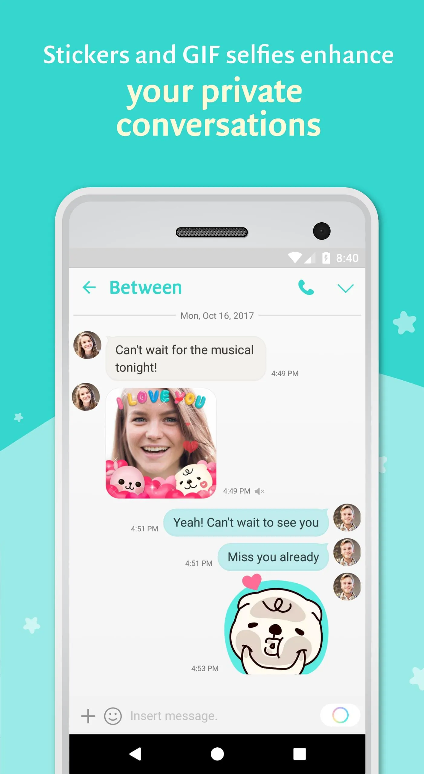 Between - Private Couples App