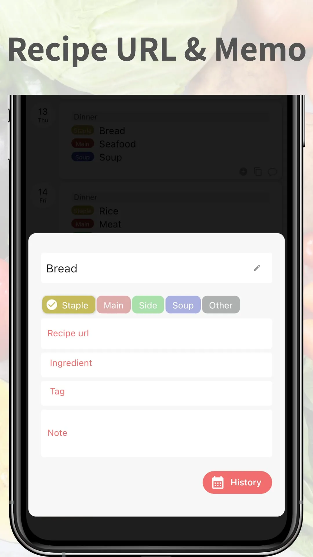Daily Meal Planner