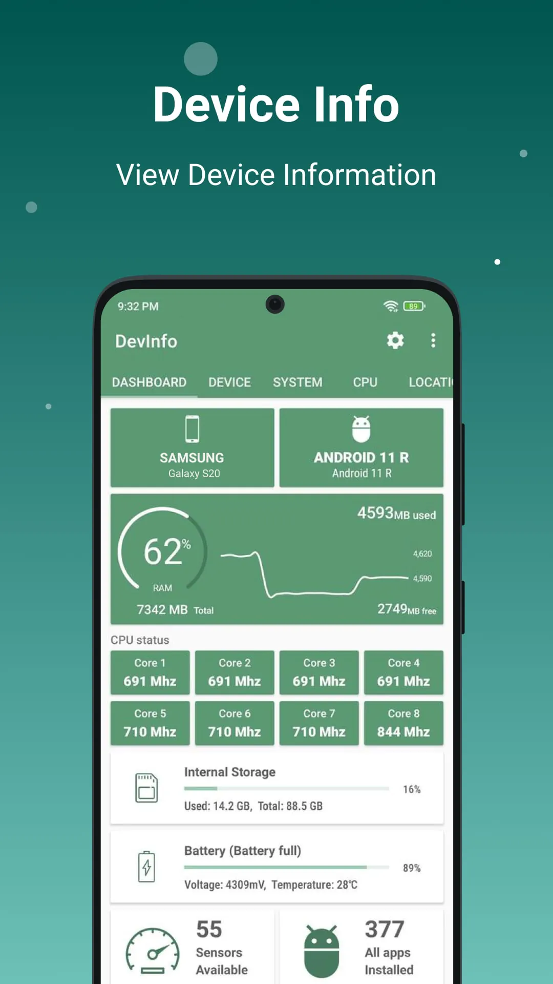Device Info: View phone info