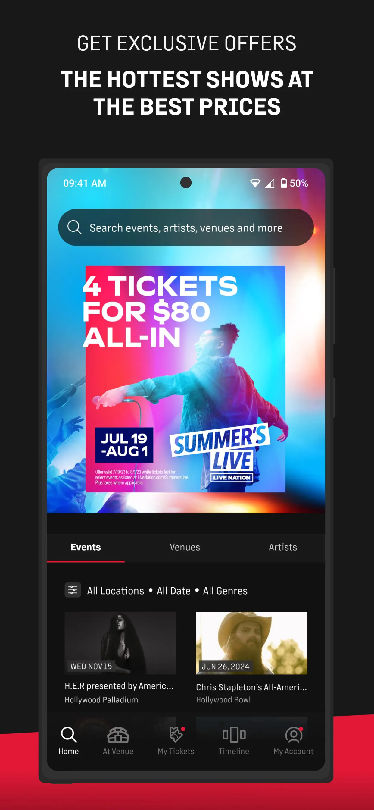 Live Nation At The Concert