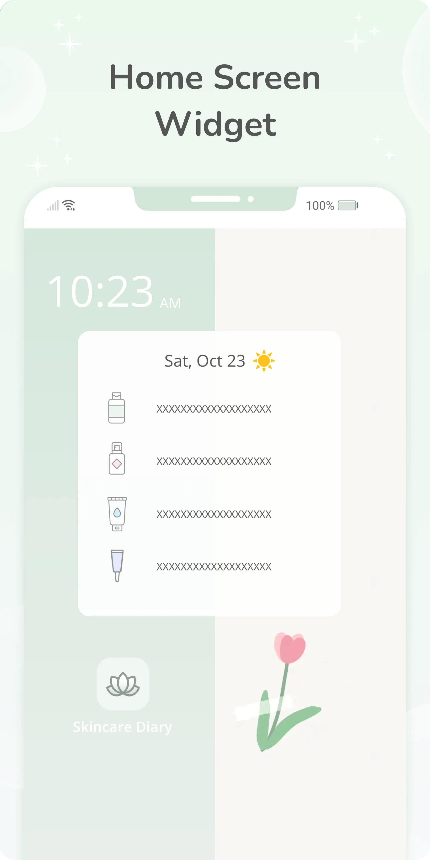 Skincare Routine Diary