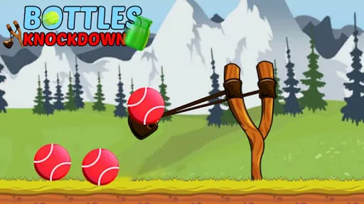 Bottle Shooting Game Knock