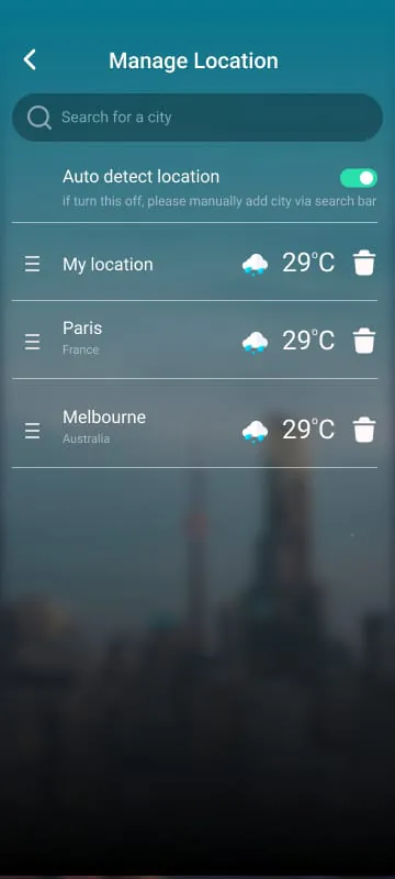 9Weather: Weather forecast