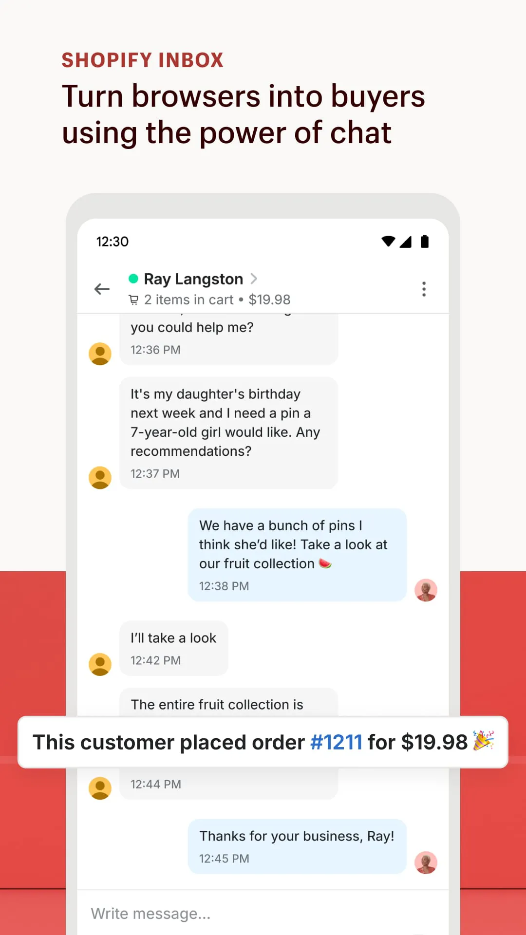 Shopify Inbox