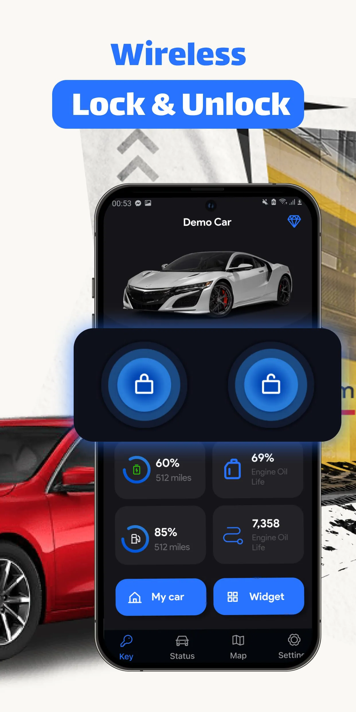 Car Key: Smart Car Remote Lock
