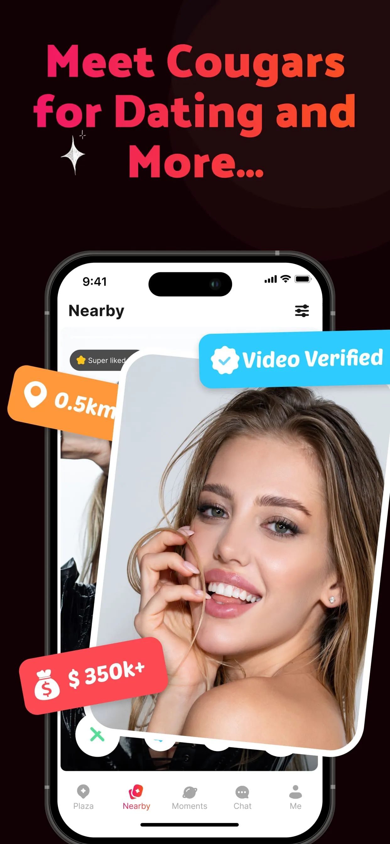 Cougar Dating & Hook Up App