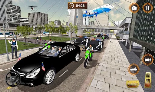 US President Security Car Game