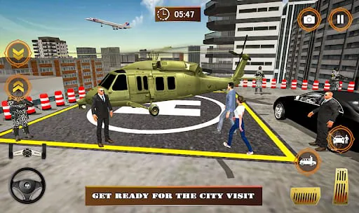 US President Security Car Game