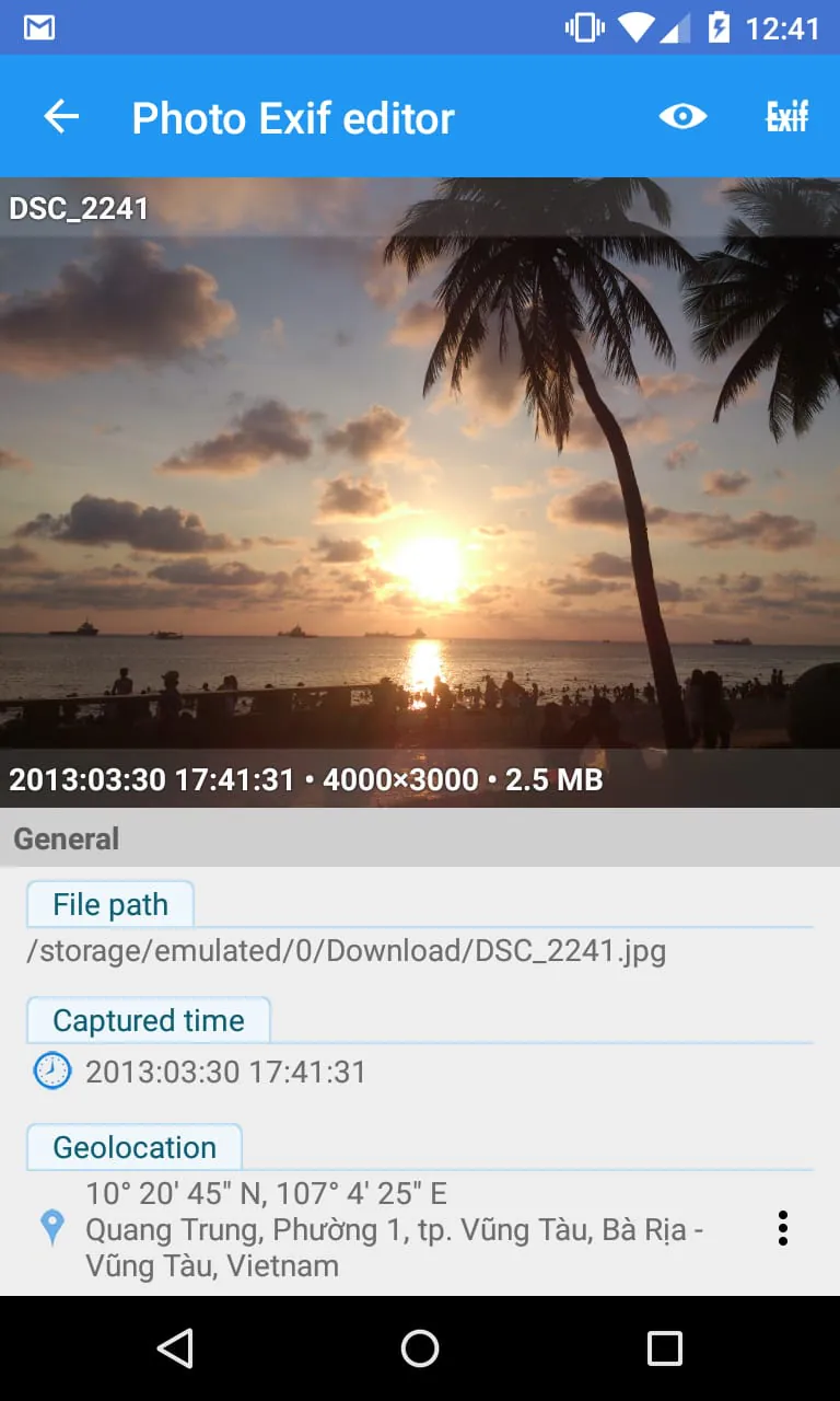 Photo Exif Editor - Metadata