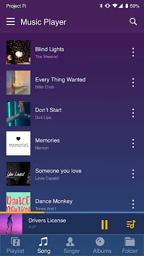 Play Music Mp3 - Pure Player