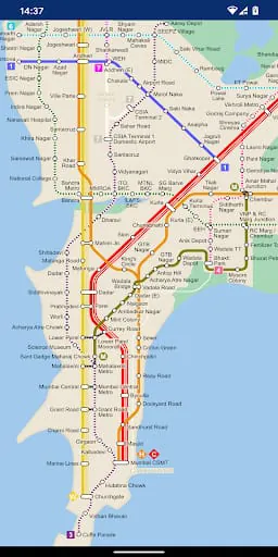 Mumbai Metro Map (Offline)