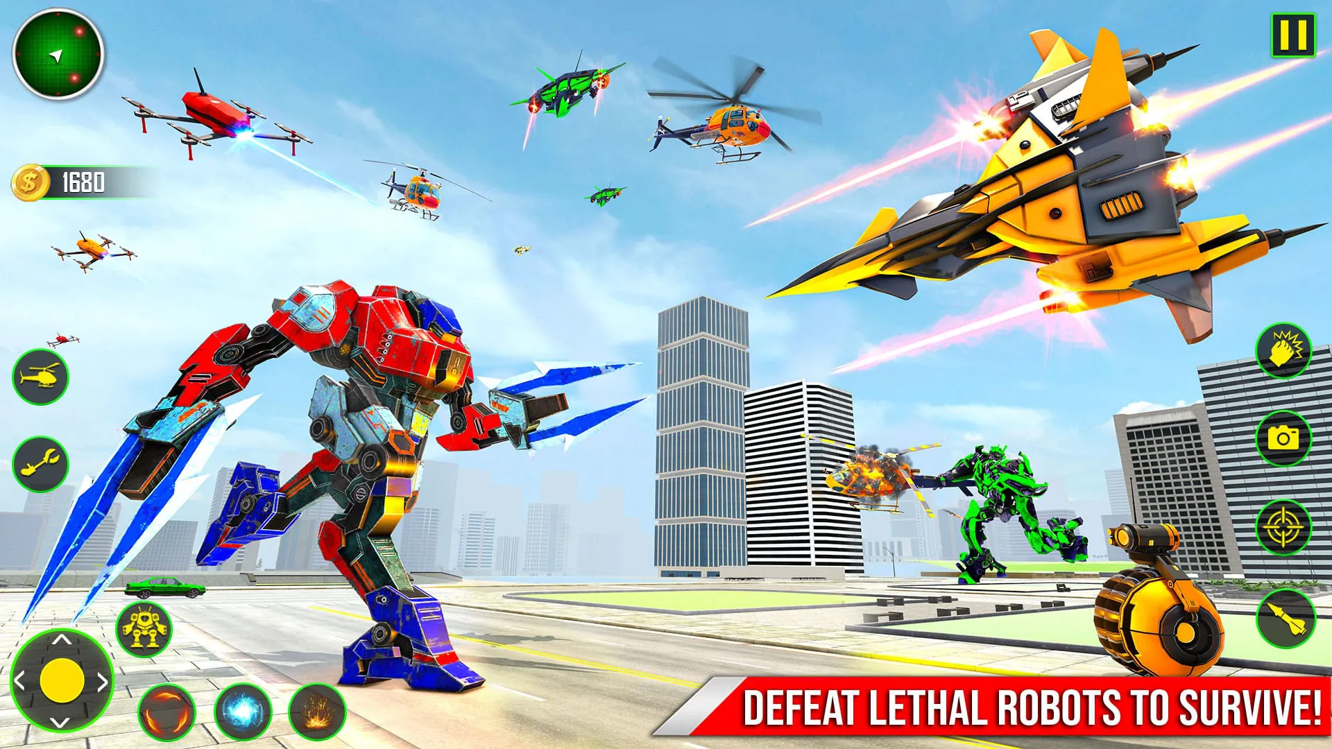 Air Robot Game - Flying Robot