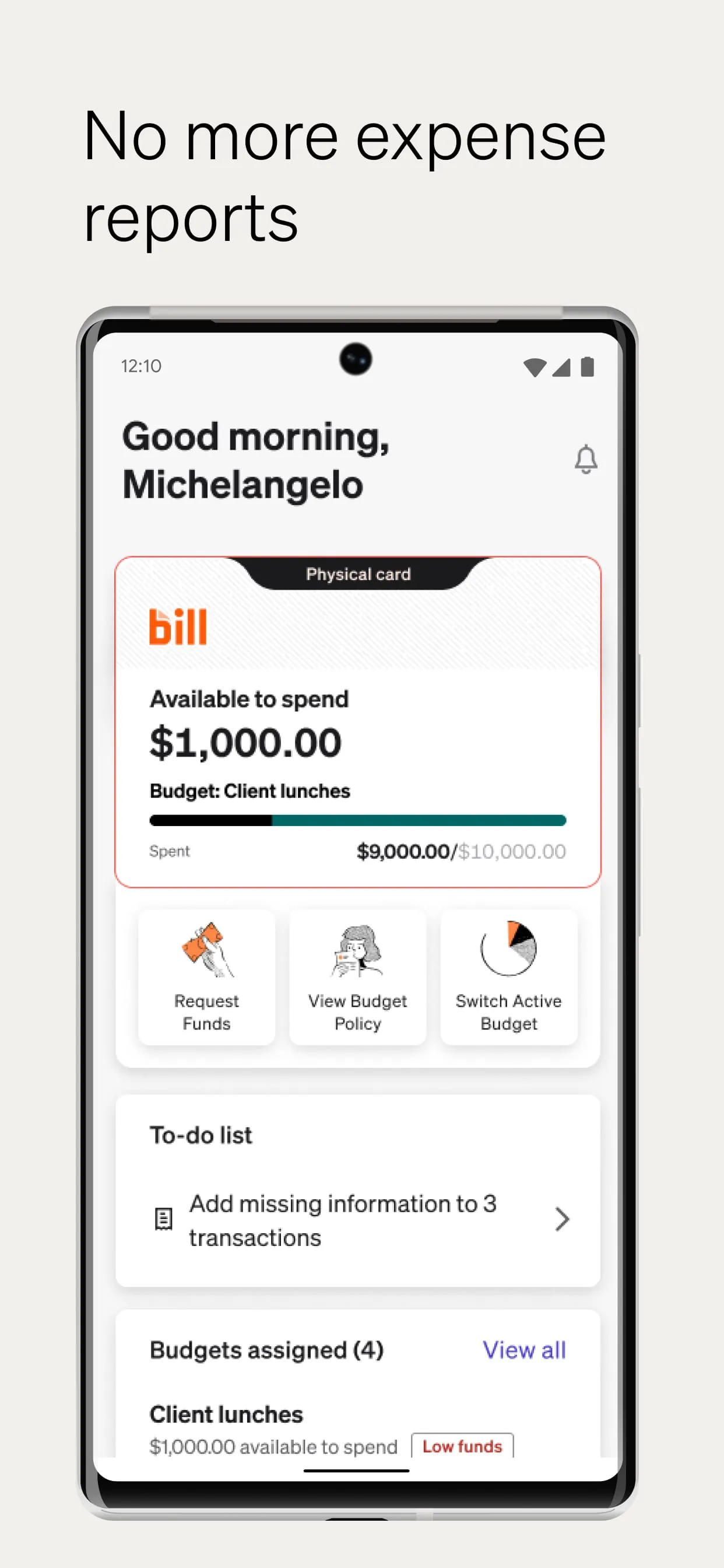 BILL Spend & Expense (Divvy)
