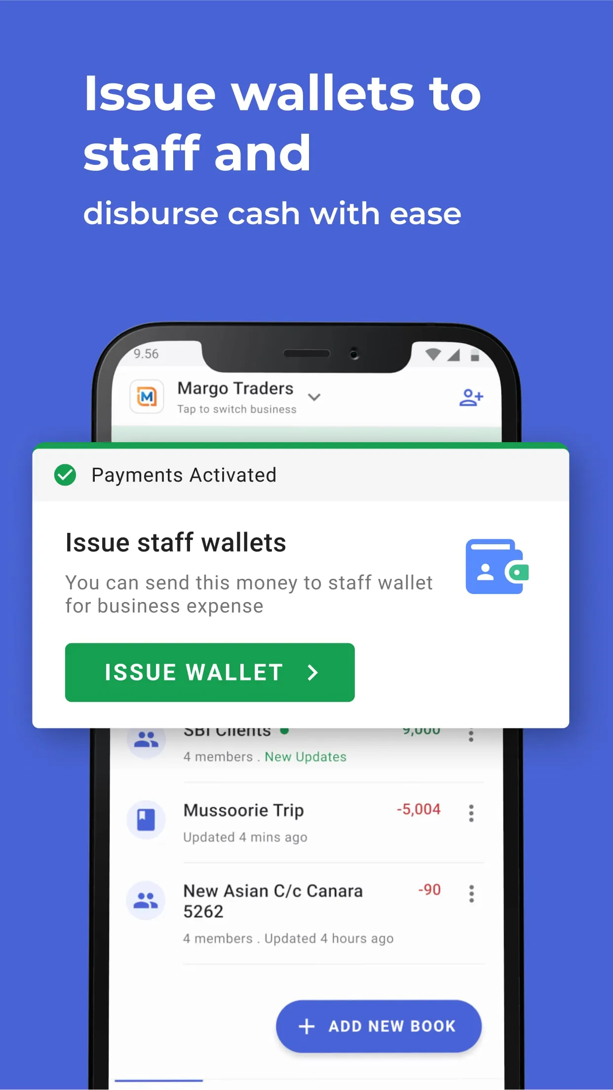 CashBook: UPI Wallet for Staff