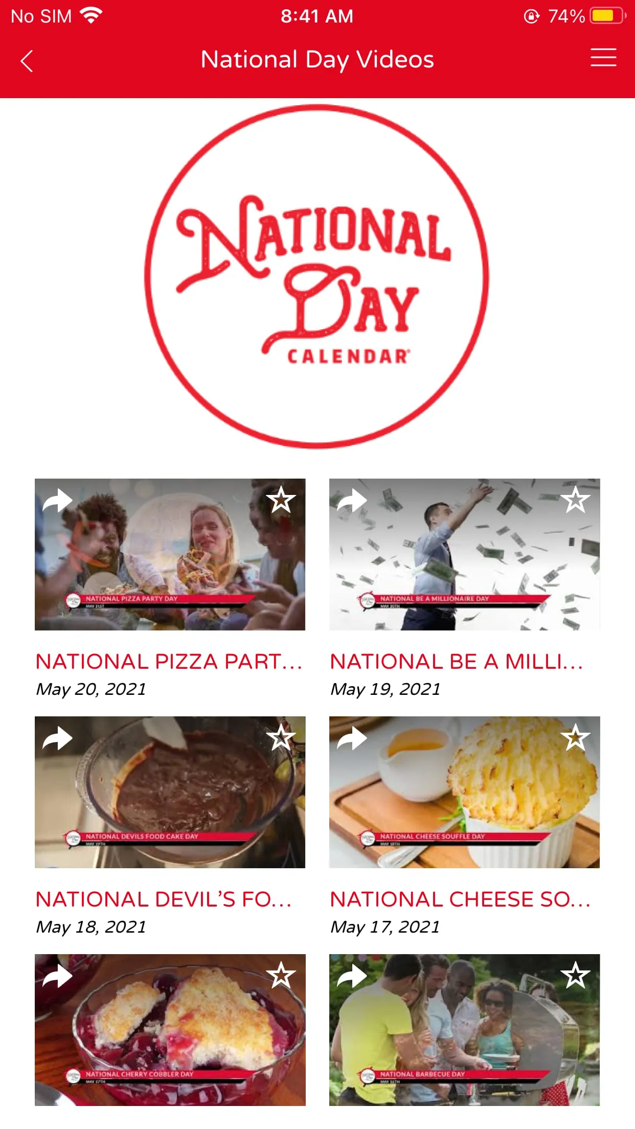 National Day Calendar